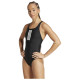 Adidas Γυναικείο ολόσωμο μαγιό 3-Stripes V-Back Swimsuit